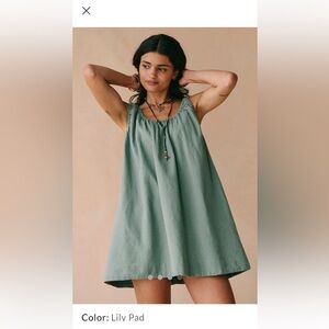 Free people Amanda cotton linen mini